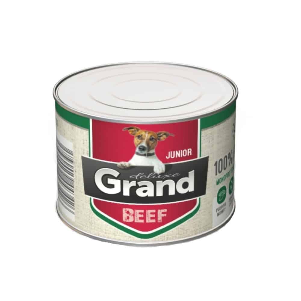 Grand deluxe Dog Junior 100 % hovězí