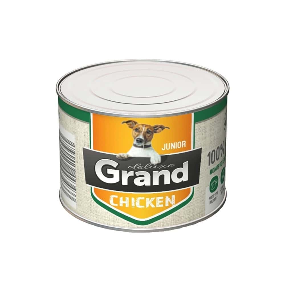 Grand deluxe Dog Junior 100 % kuřecí
