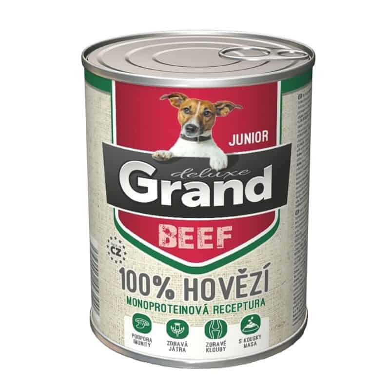 Grand deluxe Dog Junior 100 % hovězí