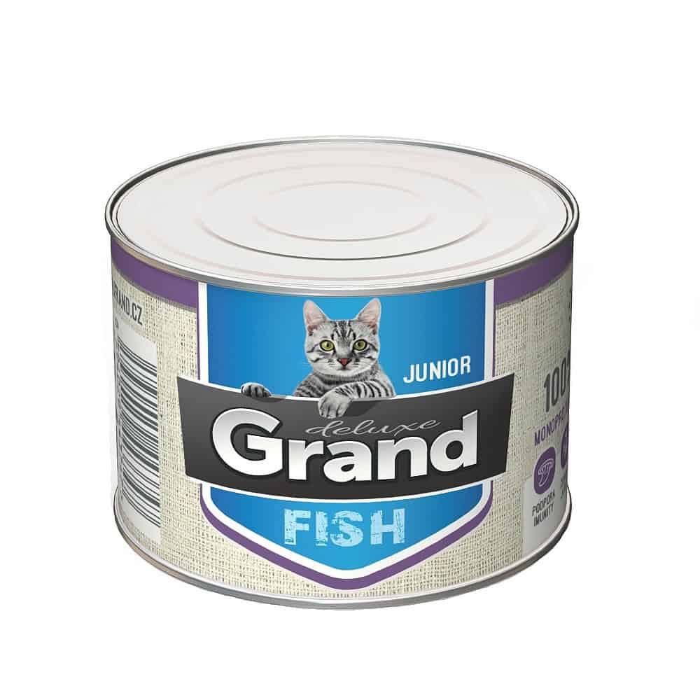Grand deluxe Cat Junior 100 % rybí