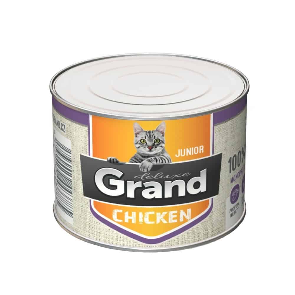 Grand deluxe Cat Junior 100 % kuřecí