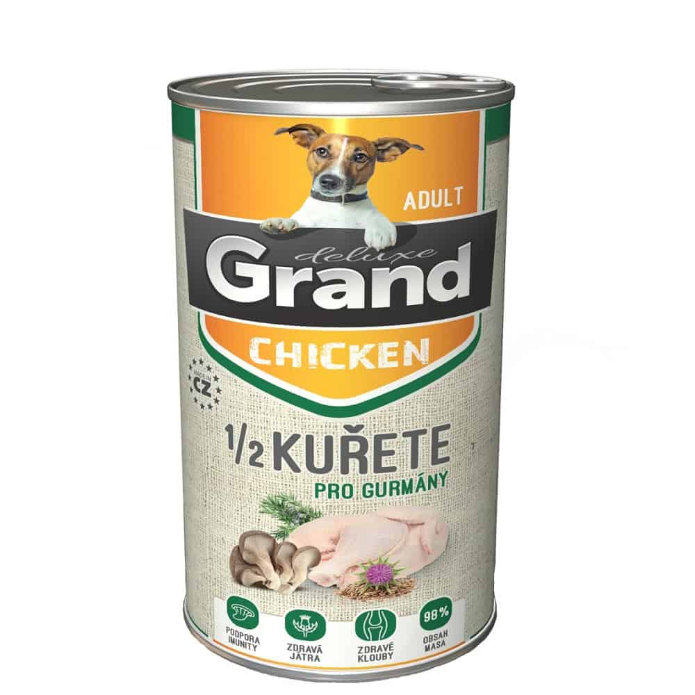 Grand deluxe Dog Adult s 1/2 kuřete
