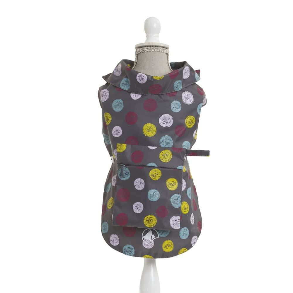 Pláštěnka Grey Dots 20 cm