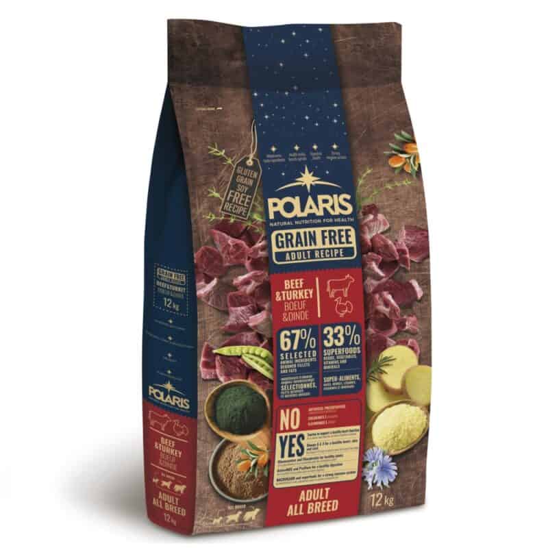 Polaris Dog Adult All hovězí & krůta GF 12 kg