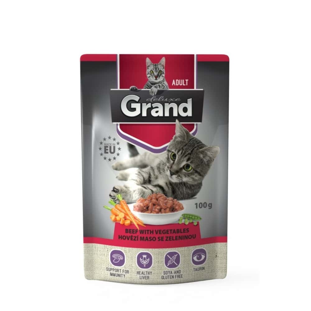 Grand deluxe Cat hovězí se zeleninou