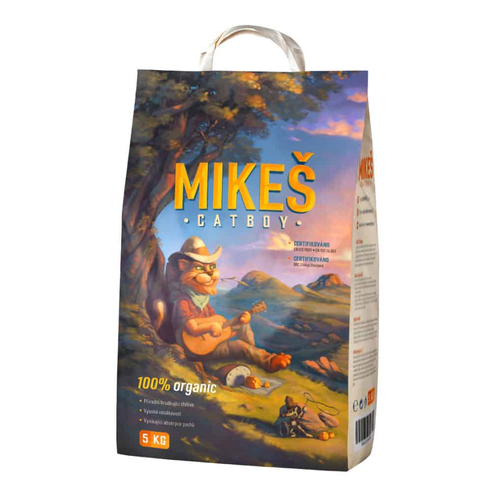 MIKEŠ Catboy hrudkující 5 kg
