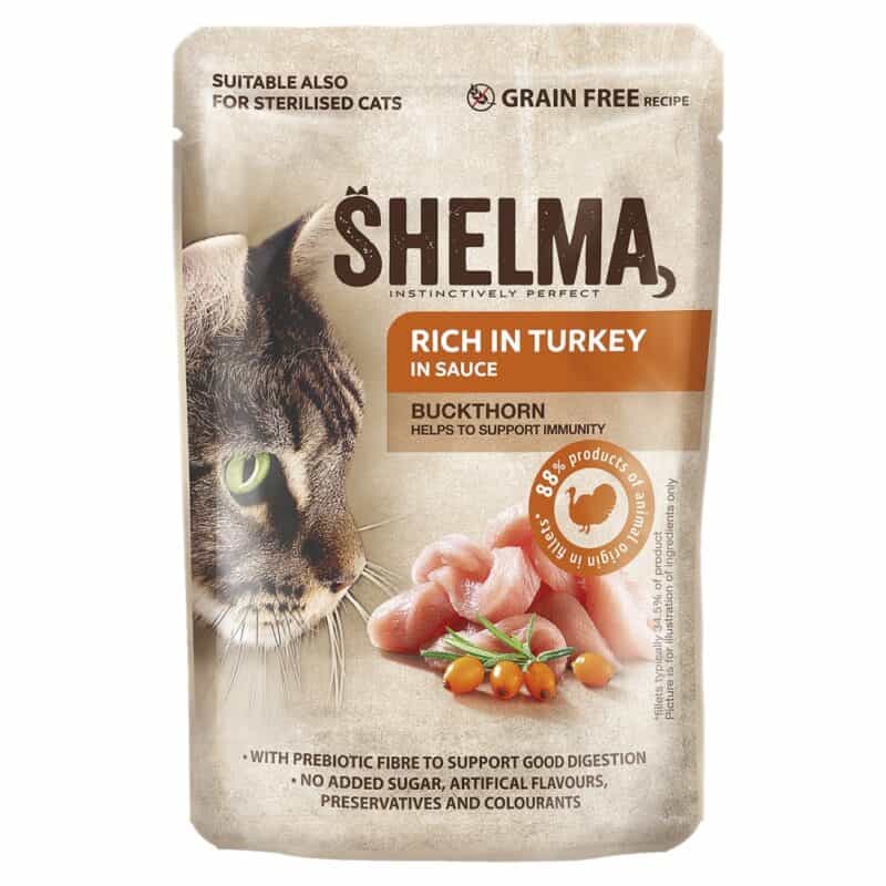 SHELMA Cat krůtí s rakytníkem v omáčce