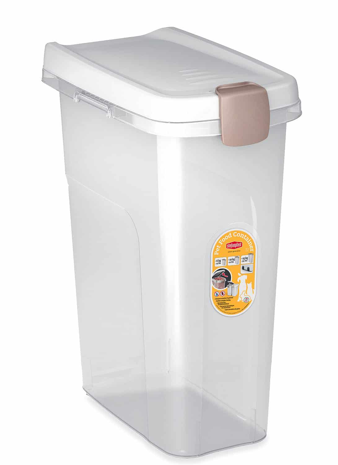 Barel Stefanplast  s víkem průhledný 25 l / 12 kg