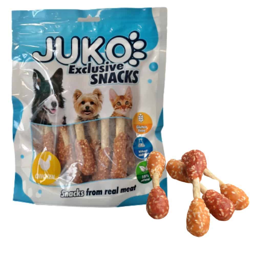 Chicken & Duck with Rice Dumbbell JUKO Snacks 250 g