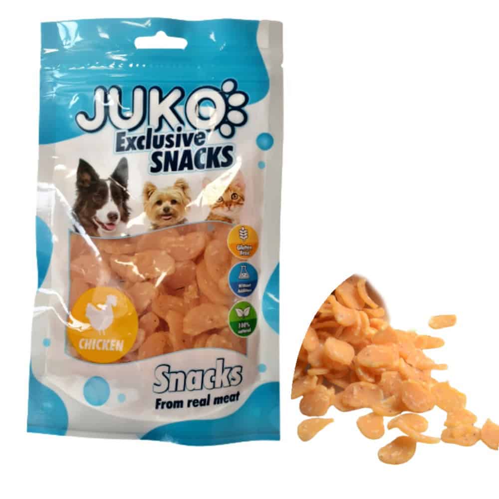 Chicken & Shrimp Chips JUKO Snacks 70 g