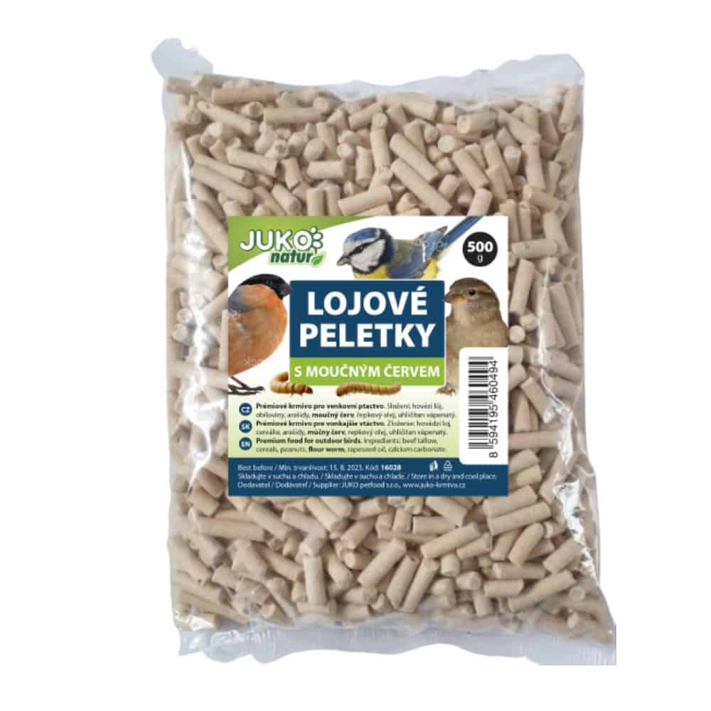 Lojové peletky s moučným červem JUKO