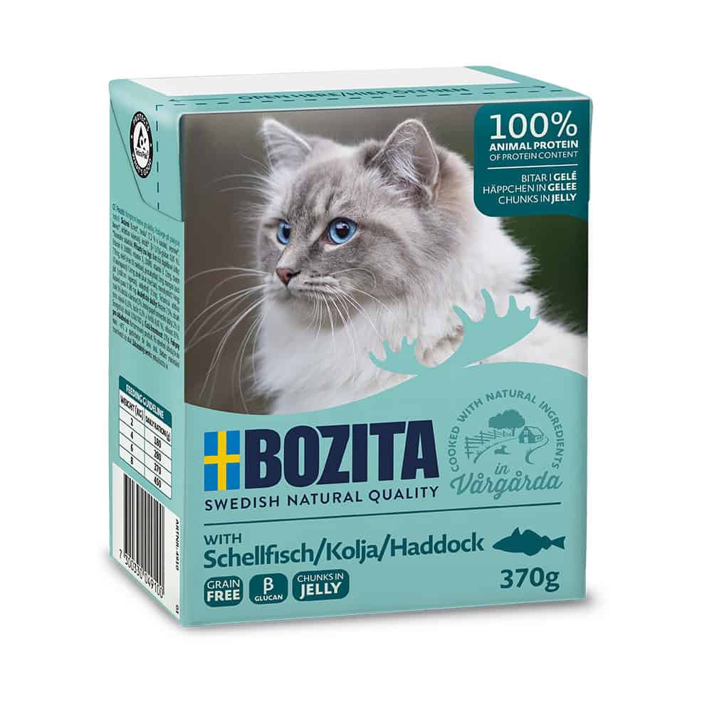 Bozita Cat kousky v želé s treskou