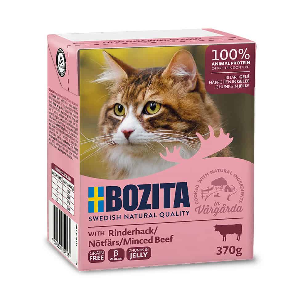 Bozita Cat kousky v želé s mletým hovězím
