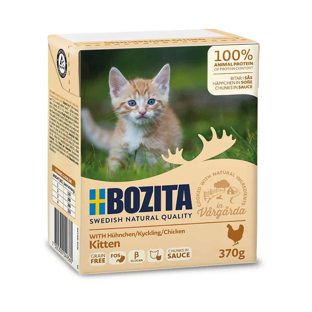 Bozita Cat Kitten kousky v omáčce s kuřecím