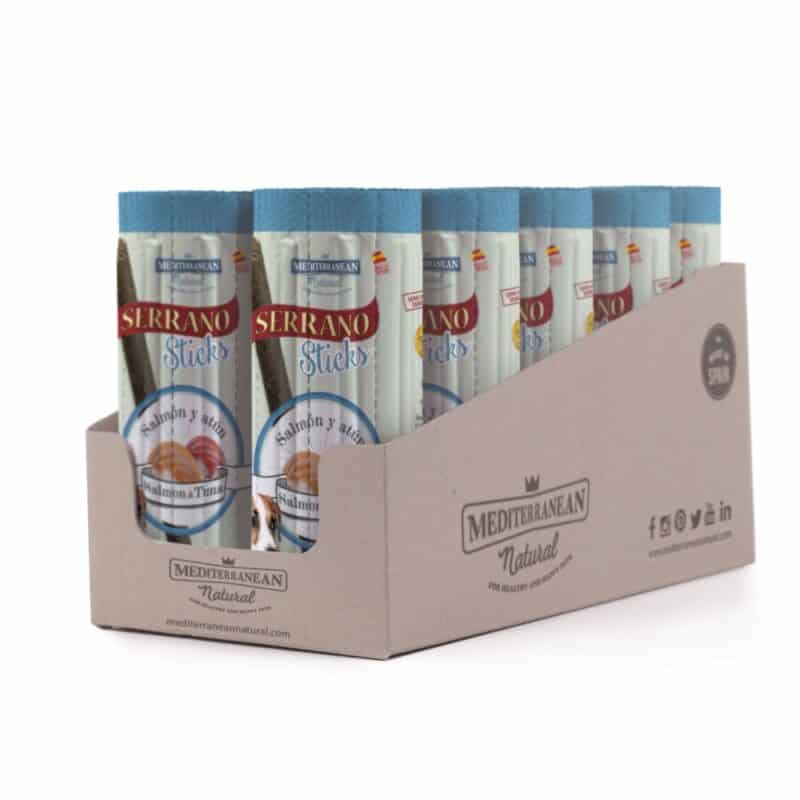 Serrano Dog Sticks Salmon & Tuna, tyčinka 16 x 12 g - Image 3
