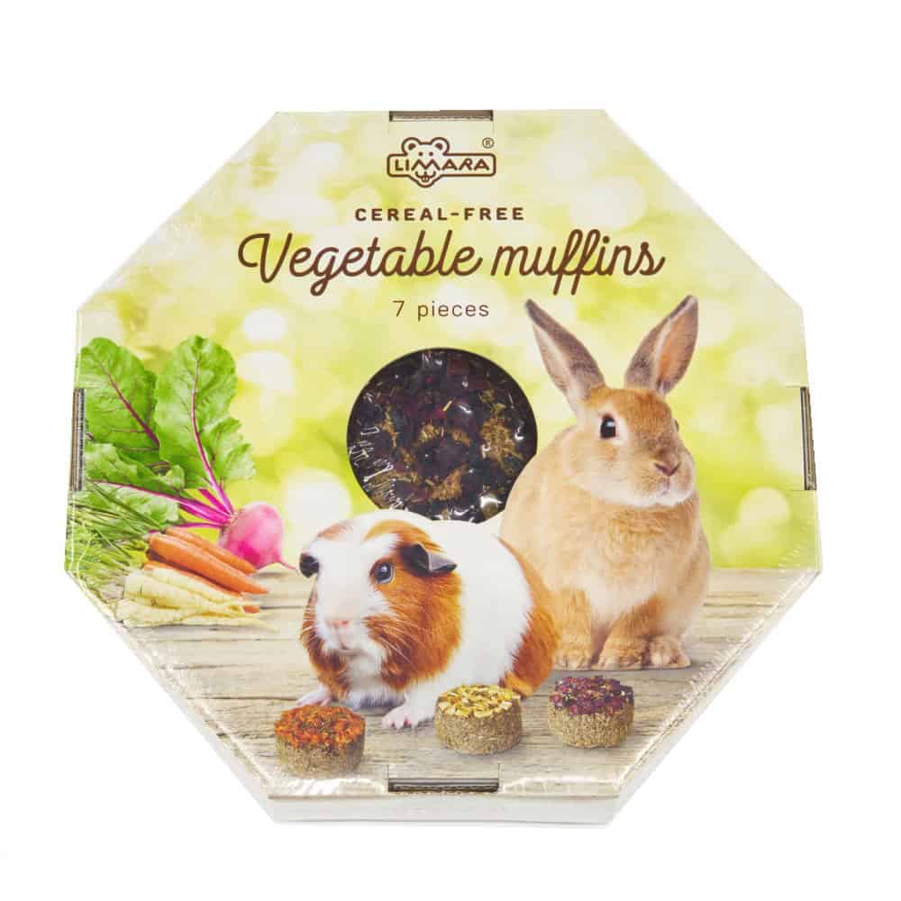Zeleninové muffiny pro hlodavce 7 ks