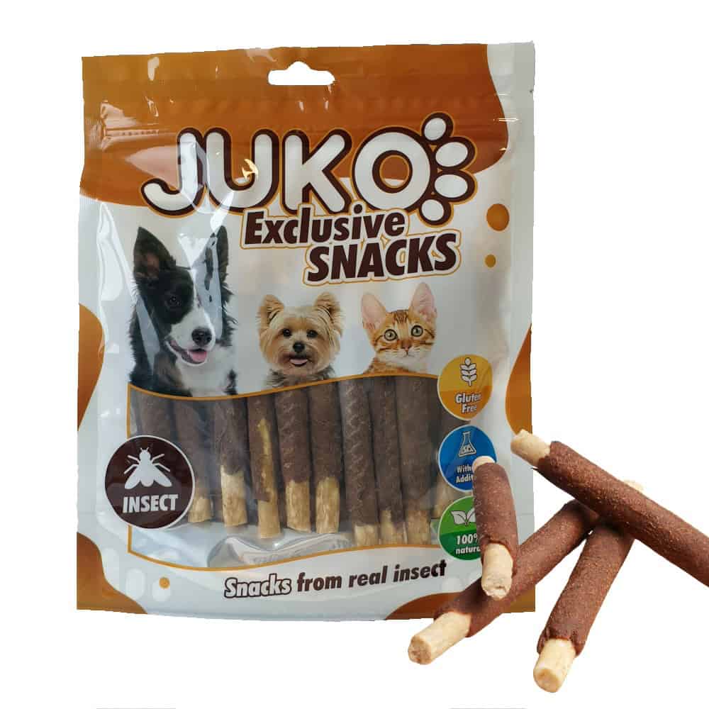 Hmyzí protein na žvýkací tyčince JUKO Exclusive Snacks 250 g