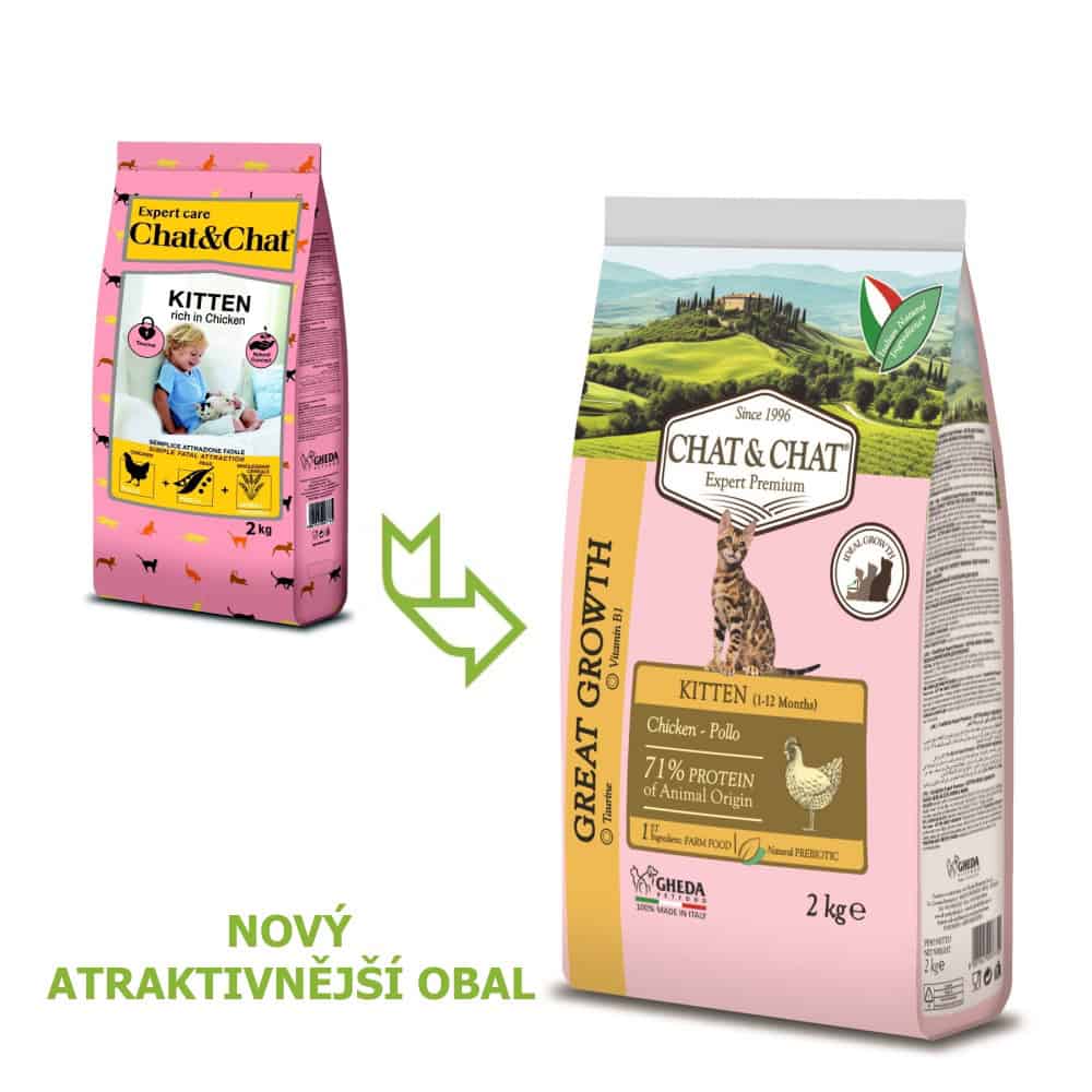 Chat & Chat Great Growth Kitten Chicken 2 kg
