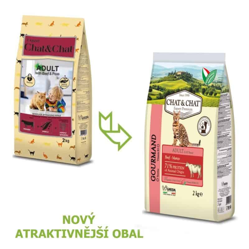 Chat & Chat Expert Adult Gourmand Beef 2 kg