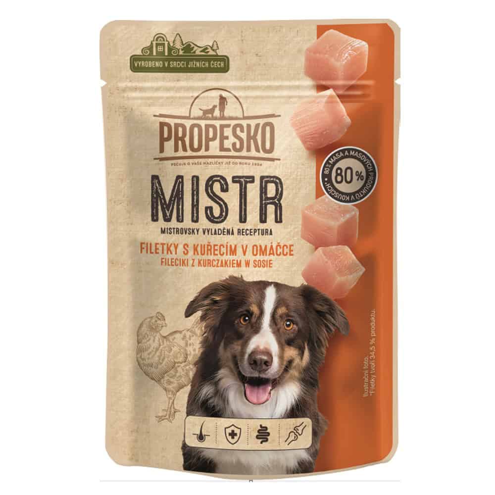 PROPESKO Dog Mistr kuřecí v omáčce