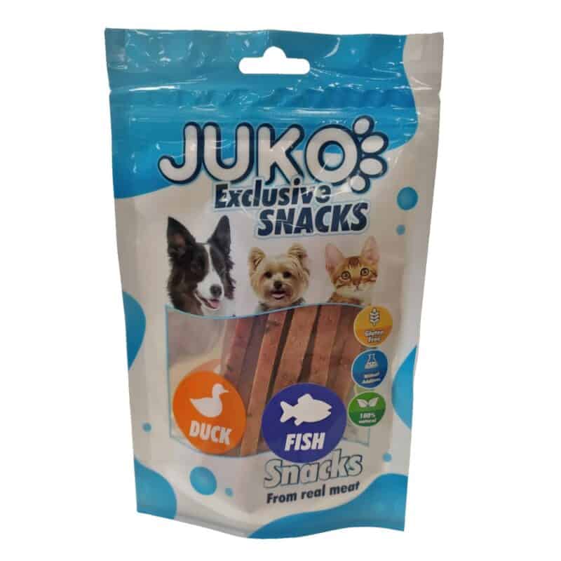 cod & vegetable Strips JUKO Snacks 70 g