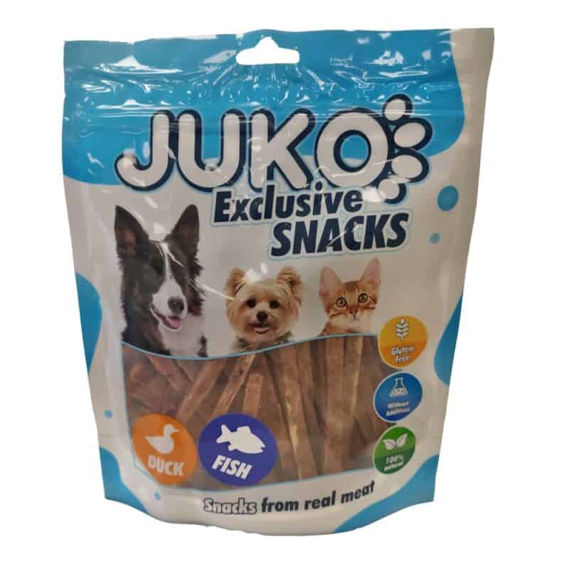 cod & vegetable Strips JUKO Snacks 250 g