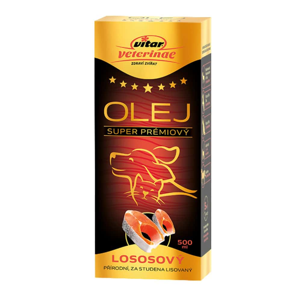 Vitar Veterinae Lososový olej 500 ml