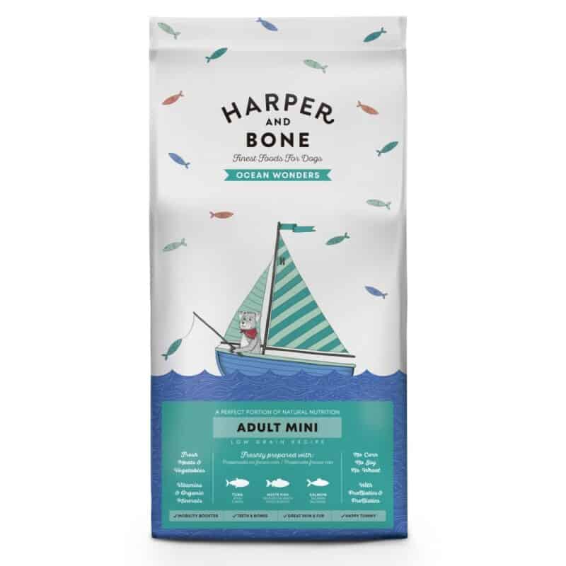 Vzorek Harper and Bone Dog Adult Mini divy oceánu 100 g