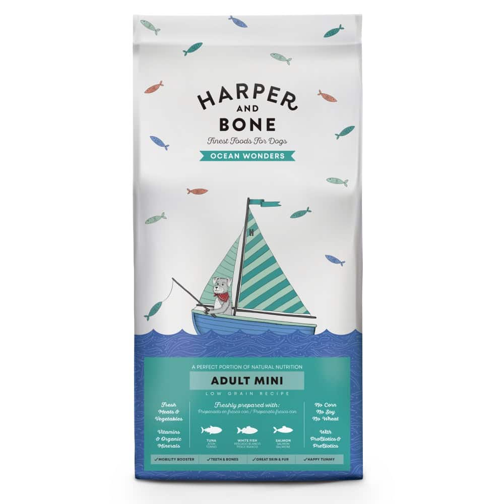 Vzorek Harper and Bone Dog Adult Mini divy oceánu 100 g