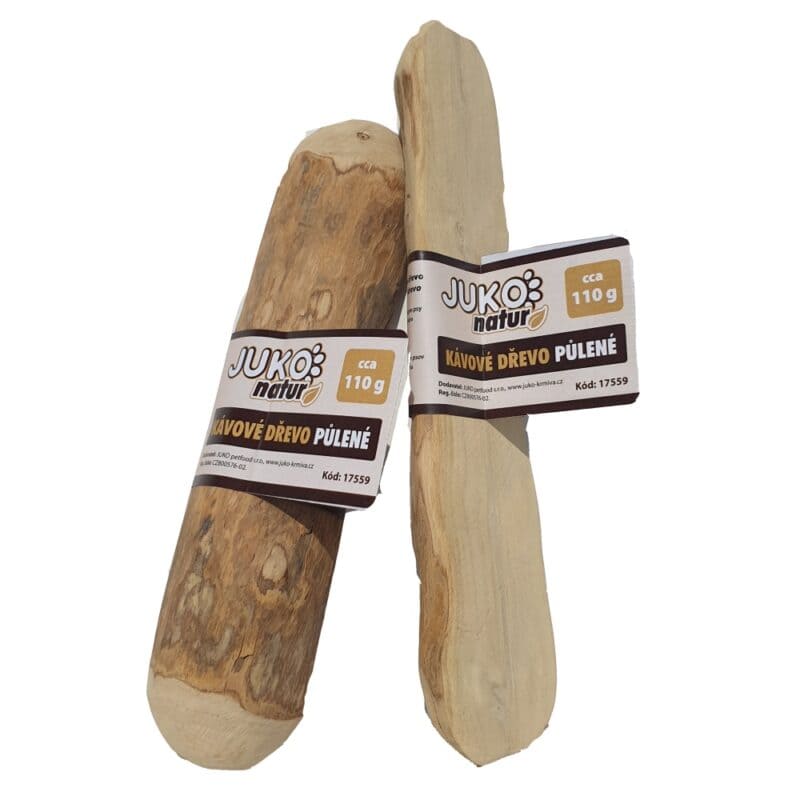 Žvýkací kávové dřevo JUKO půlené (cca 110 g) - Image 2