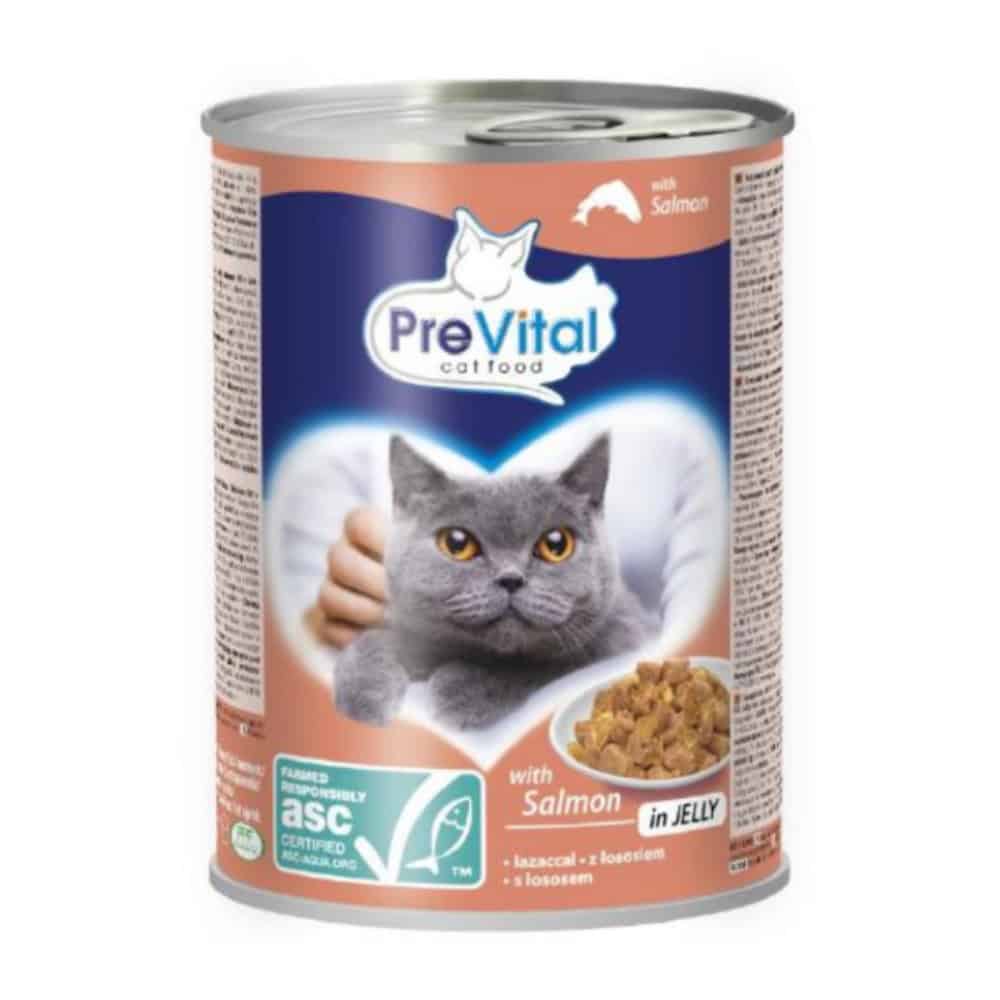 PreVital kočka s lososem v želé