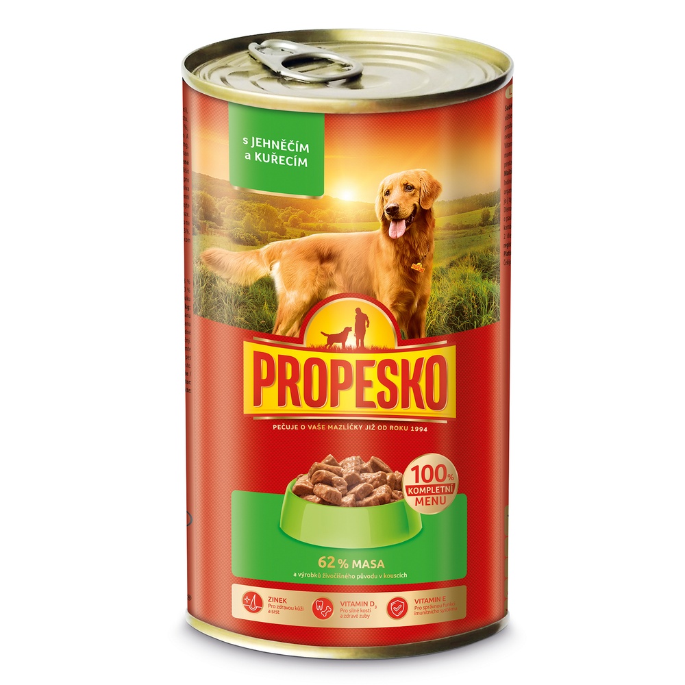 PROPESKO Dog jehněčí a kuřecí v omáčce