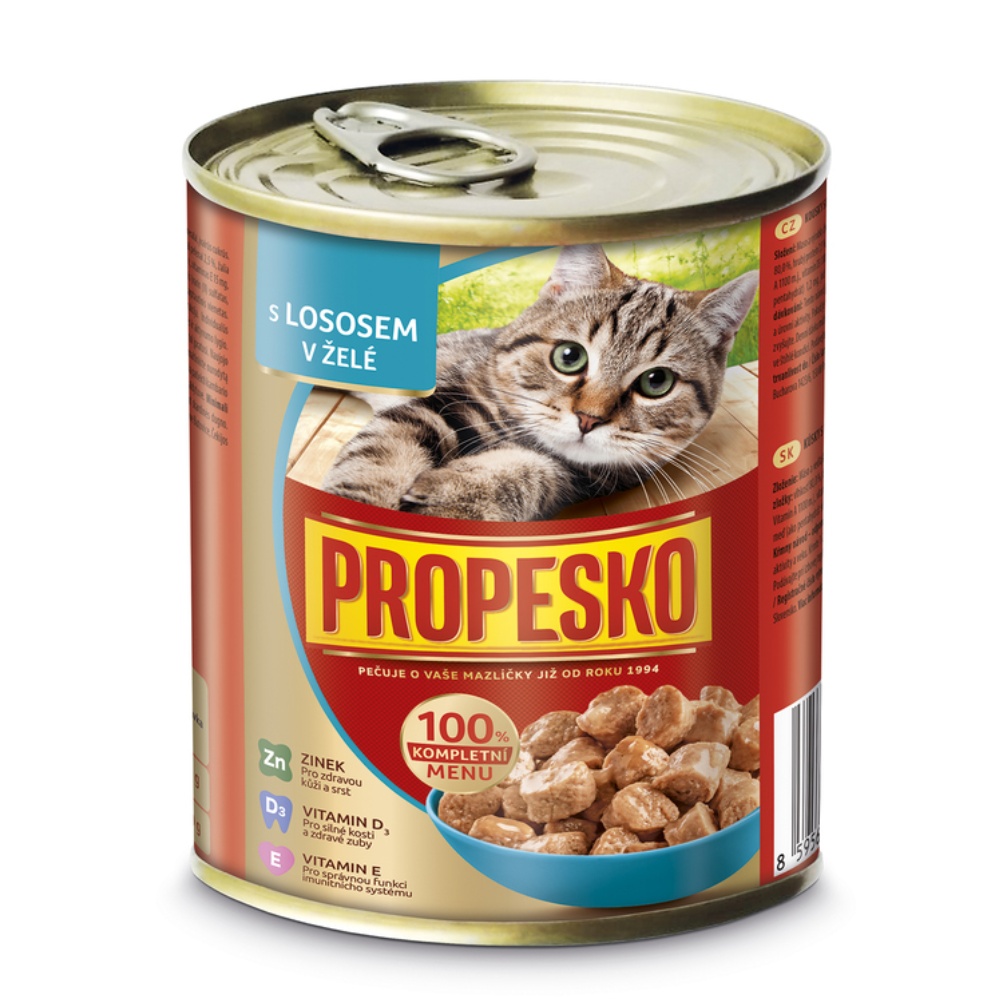 PROPESKO Cat losos v želé