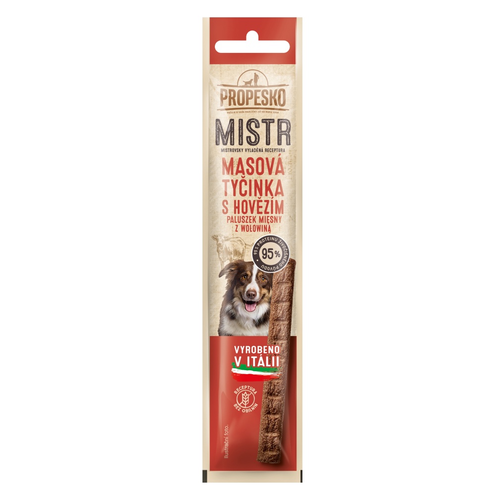 Propesko Dog Mistr masová tyčinka hovězí 10 g