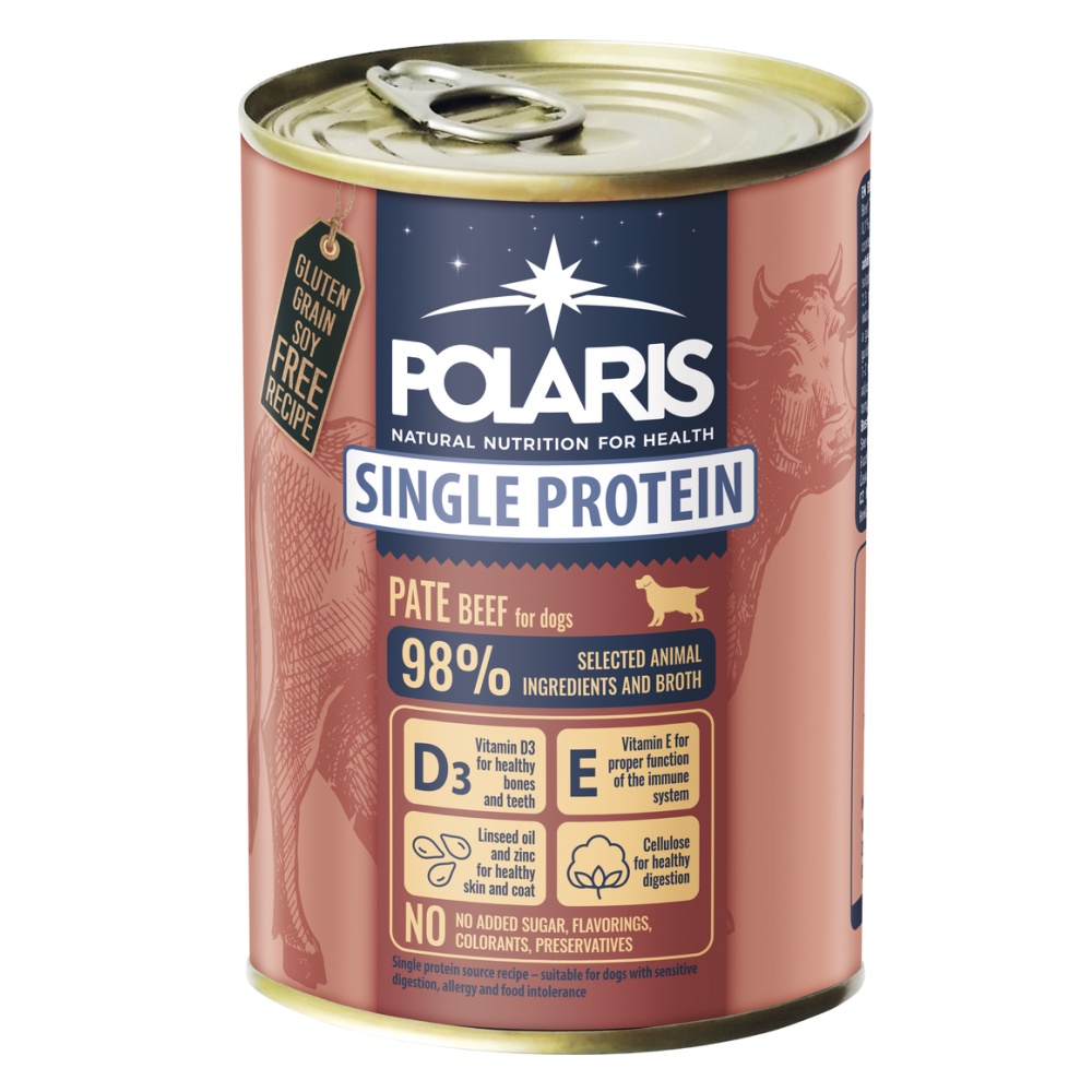 Polaris Single Protein Paté Pes Hovězí