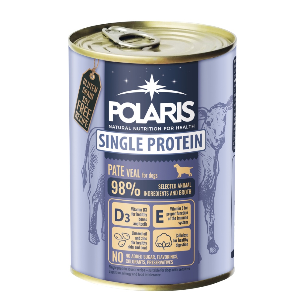 Polaris Single Protein Paté Pes Telecí