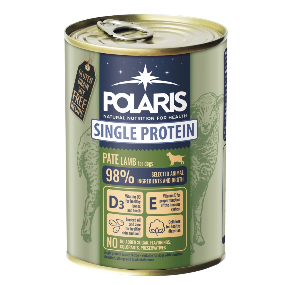 Polaris Single Protein Paté Pes Jehněčí