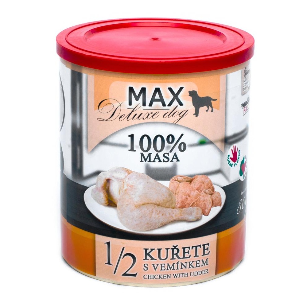 MAX Deluxe Dog 1/2 kuřete s vemínkem