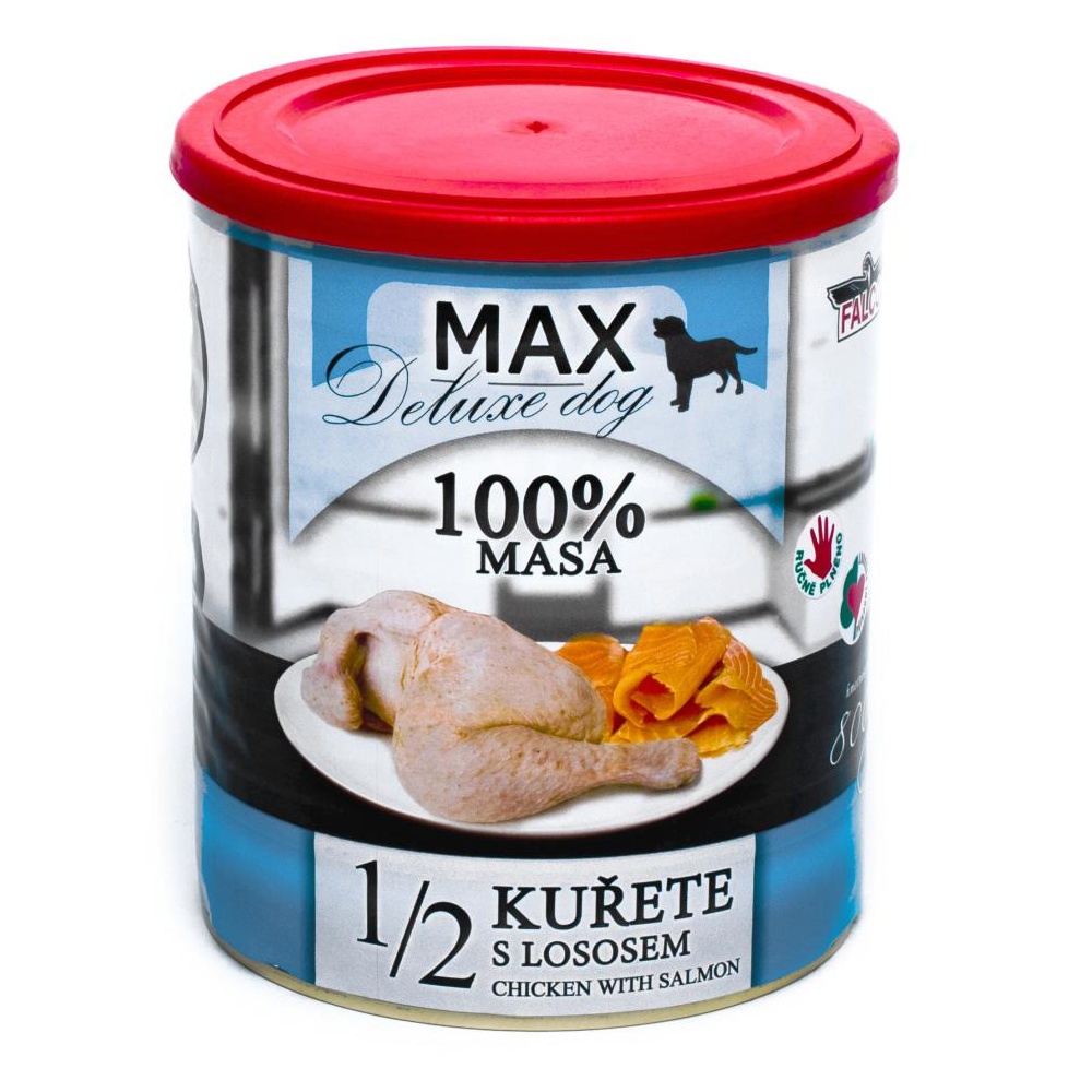 MAX Deluxe Dog 1/2 kuřete s lososem