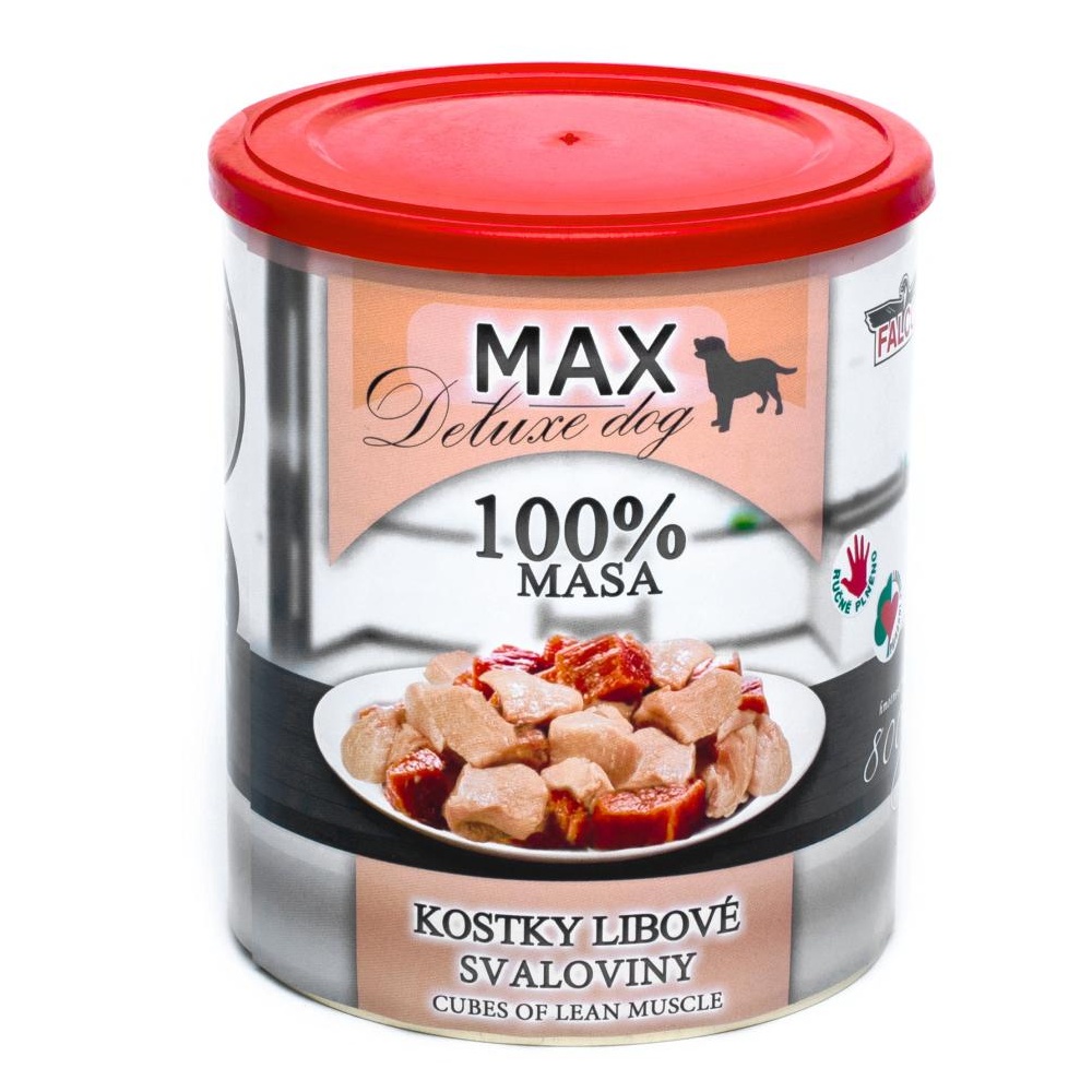 MAX Deluxe Dog kostky libové svaloviny