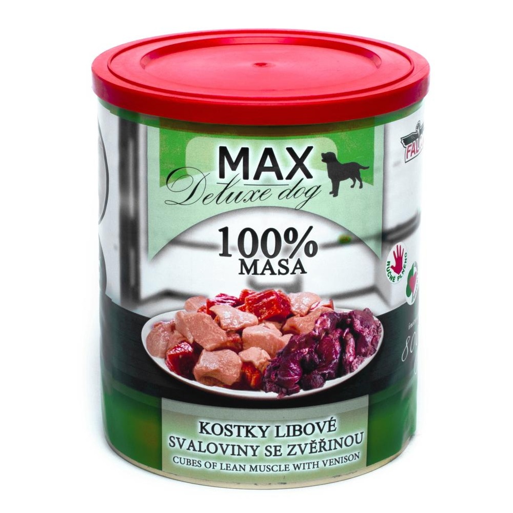 MAX Deluxe Dog kostky libové svaloviny se zvěřinou