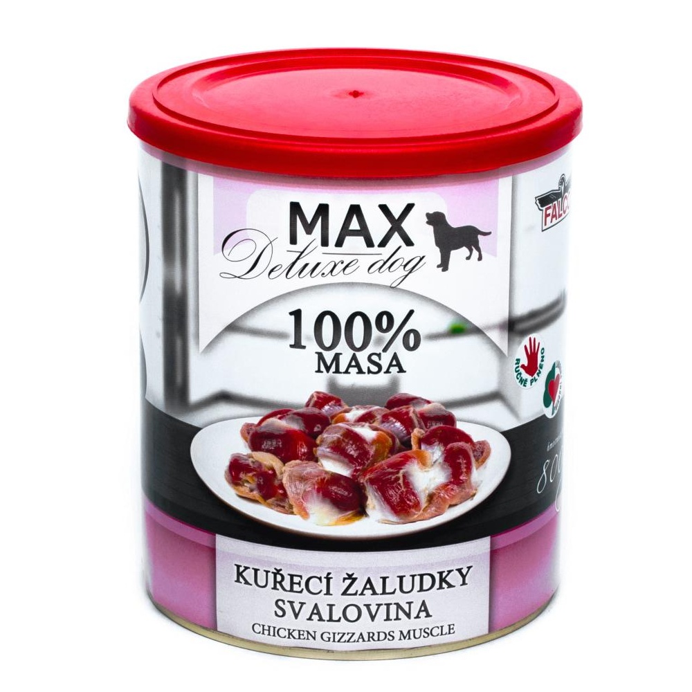 MAX Deluxe Dog kuřecí žaludky - svalovina