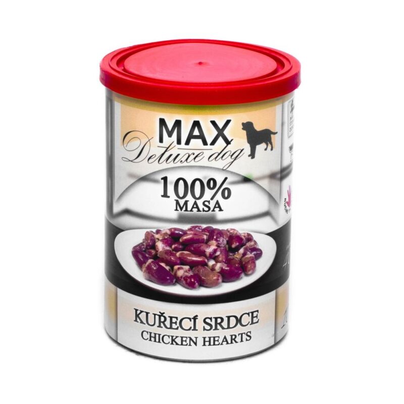 MAX Deluxe Dog kuřecí srdce