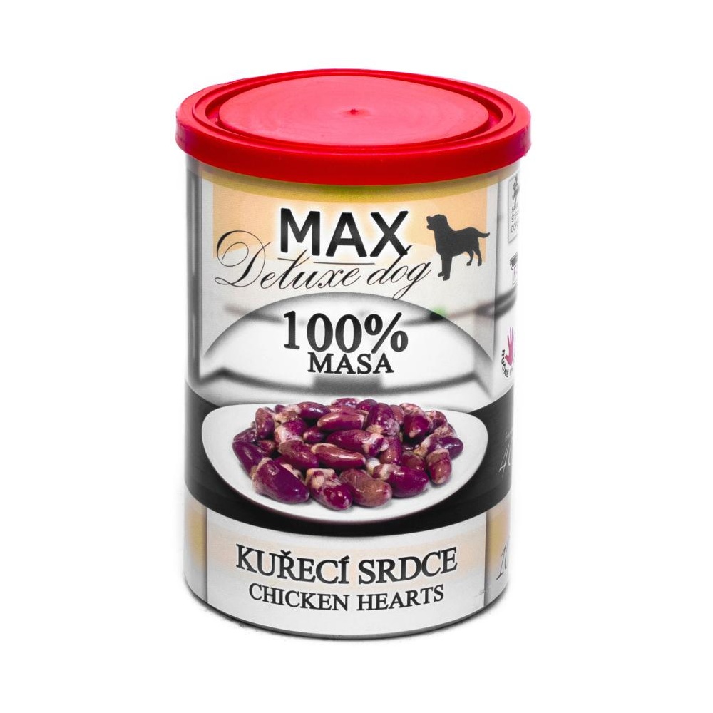 MAX Deluxe Dog kuřecí srdce
