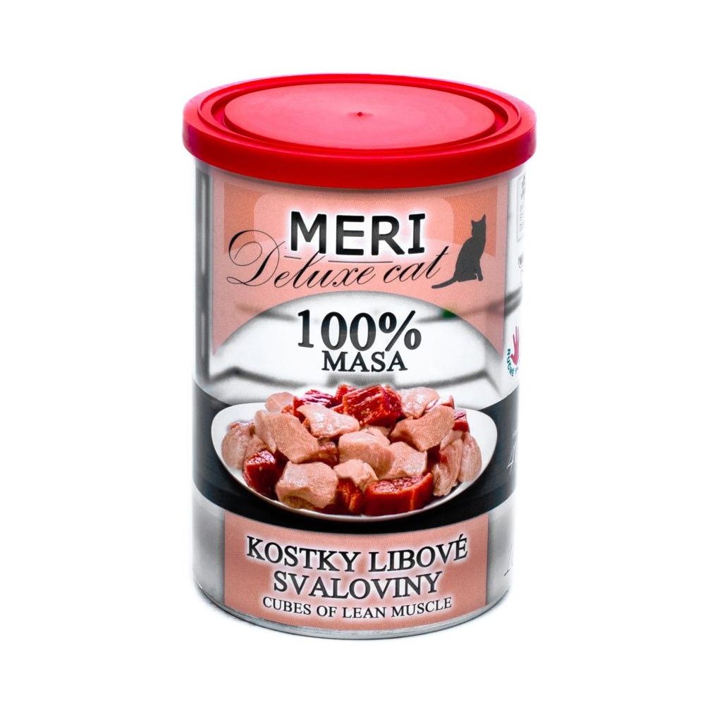 MERI Deluxe Cat kostky libové svaloviny