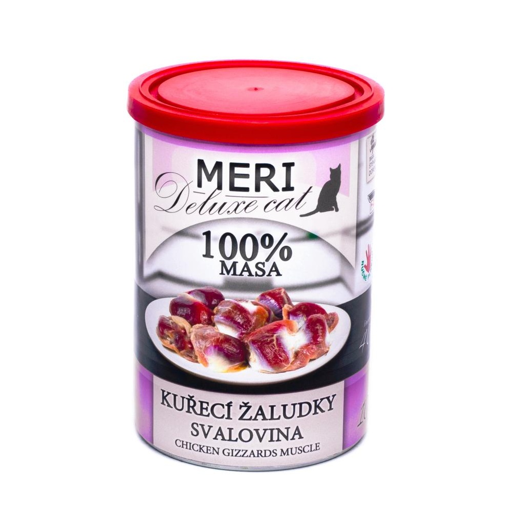 MERI Deluxe Cat kuřecí žaludky svalovina