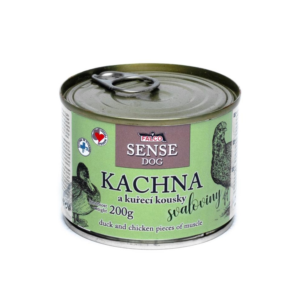 FALCO SENSE Dog kachna a kuřecí kousky svaloviny