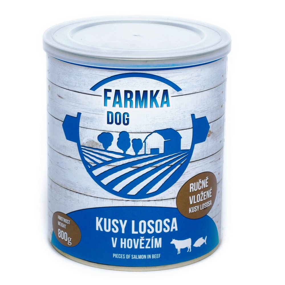FARMKA Dog s lososem