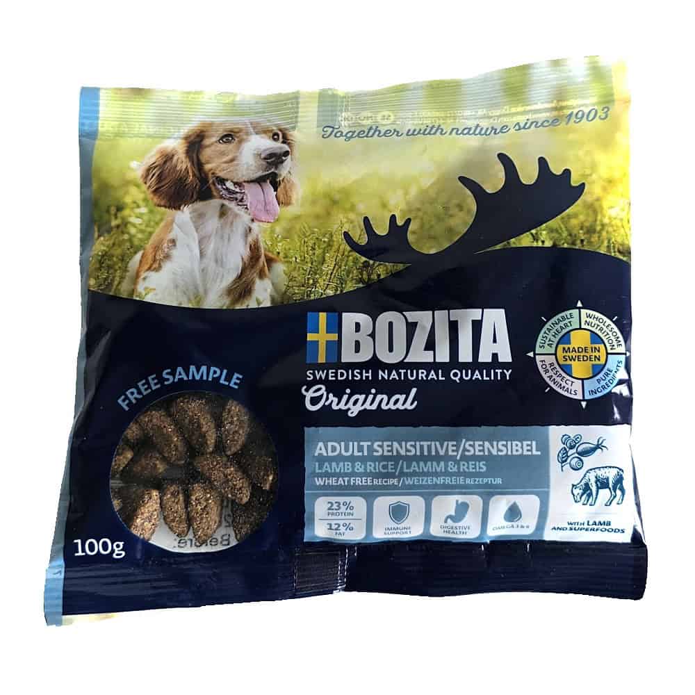 Vzorek Bozita Dog Adult Sensitive Lamb 100 g