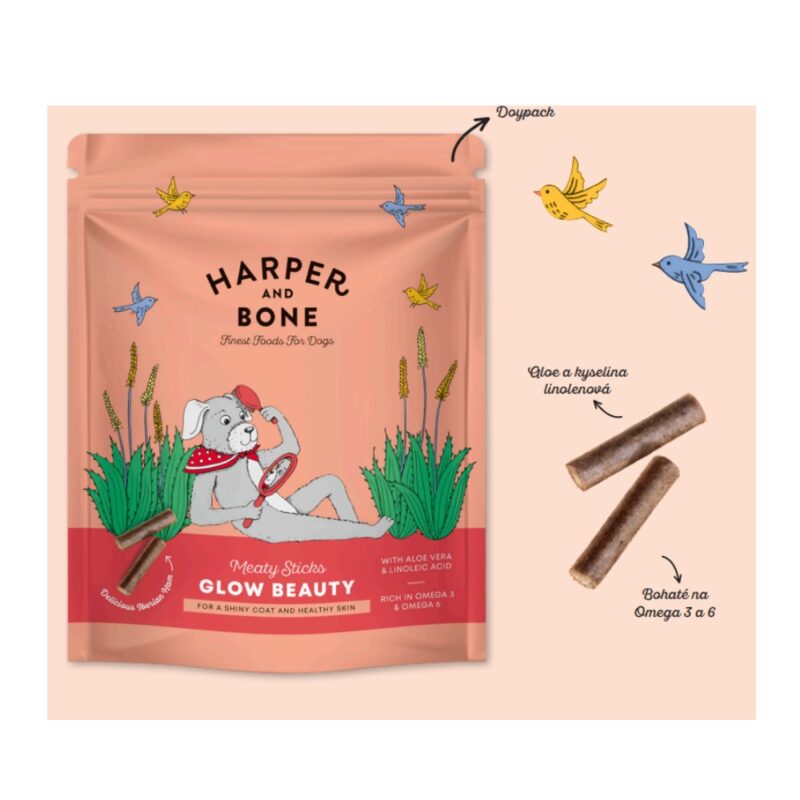 Harper and Bone Dog masové tyčinky pro krásnou srst 75 g - Image 2
